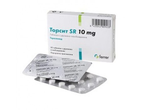 Torsit SR 10 mg. 30 tablets